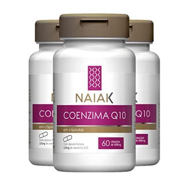Imagem de Kit 3 Coenzima Q10 Naiak 60 cápsulas