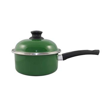 Imagem de Panela 16 Esmaltada Verde - 900 ml - Ewel