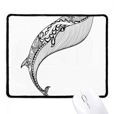 Imagem de Mousepad Blue Whale grande forte borda costurada tapete de borracha para jogos