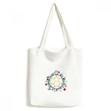 Imagem de Earth Trees – Bolsa de lona esportiva de futebol americano