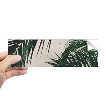 Imagem de DIYthinker Fotografia Folha Planta Imagem Natureza Retangular Para-Choque Adesivo Notebook Janela Decalque