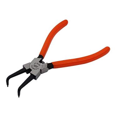 Imagem de Corneta Alicate Curvo De 7' Para Anéis Internos De 19 A 60 Mm 4138704 Cabo Vermelho
