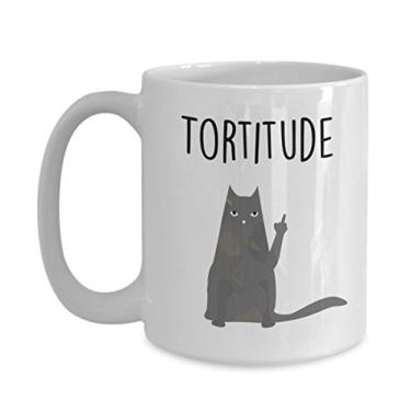 Imagem de Gato de tartaruga - Caneca de tortitude - Caneca de café - Ideia de presente de aniversário