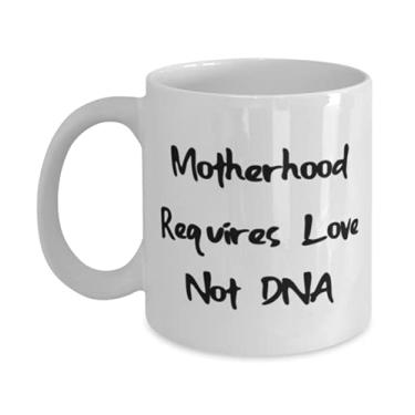 Imagem de Presente de madrasta, Motherhood Requires Love Not DNA, Madrasta 325 ml Caneca de Son Daughter