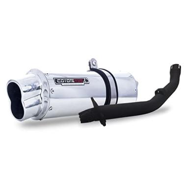 Imagem de Escape/Ponteira Coyote RS5 Boca 8 Aluminio Oval - Tenere 600 até 1993 - Polido