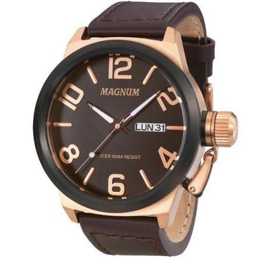 Relógio Magnum Masculino Sports MA34549V Pulseira Silicone