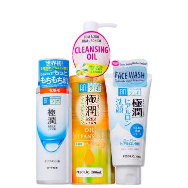 Imagem de Kit Hada Labo Gokujyun Hidra & Clean (3 Produtos)