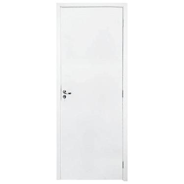 Imagem de Kit Porta Pronta Abertura Lado Direito 210x102cm Drywall Gdoor Branco