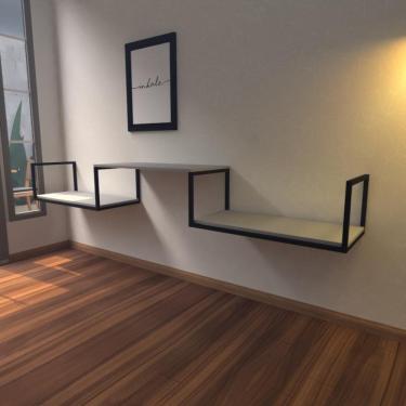 Imagem de Aparador Industrial Cinza Moderno Cantinho Café Escritorio Simples Sala Estar Quarto