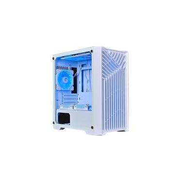 Imagem de Gabinete Gamer Rise Mode X1, Mid Tower, M-ATX, Lateral em Vidro Temperado, Sem FANs, Branco - RM-X1-01-FW