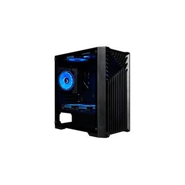 Imagem de Gabinete Gamer Rise Mode X1, Mid Tower, ATX, Lateral em Vidro Temperado, Sem FANs, Preto - RM-X1-01-FB