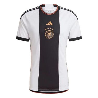 Imagem de Camiseta Adidas Alemanha Masculino - Branco e Preto