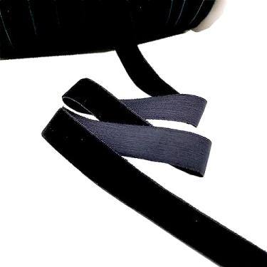 Imagem de Fita de veludo preta de 1,5 m, fita vintage para embrulho de presente, fitas para artesanato, ornamentos de tecido de veludo para decoração de árvore de Natal, guirlanda, guirlanda de flores, buquê de