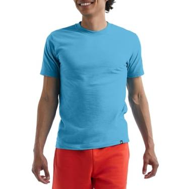 Imagem de Hanes Camiseta masculina Explorer, unissex, manga curta, camiseta de algodão leve, Salpicos de verão, GG