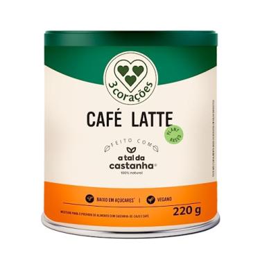 Imagem de 3 Corações Bebida Vegetal Café Latte A Tal da Castanha, Lata 220g