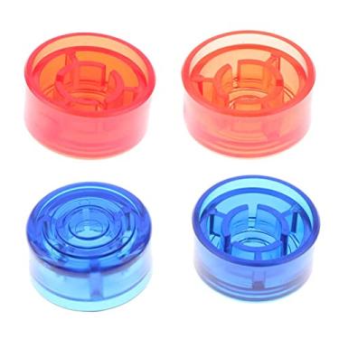Imagem de YIJU Kit de 4 Pedais de Guitarra com Protetores de Pé em Cores Diferentes