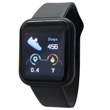 Imagem de Relogio Smartwatch Bluetooth Monitor Cardíaco Pedômetro Controle Música Foto Tela Função Abane Notificações Redes Sociais Compatível Android iOS Pulseira Silicone Orizom LED