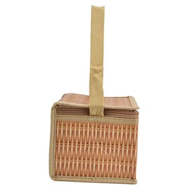 Imagem de Bolsa Isolada Lancheira Térmica Bolsa Bolsa de Armazenamento Portátil para Piquenique Organizador de Almoço de Viagem