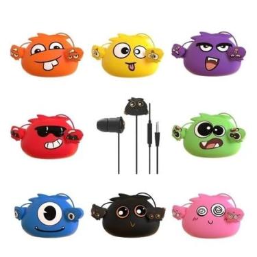 Imagem de Fone De Ouvido Animado Colorido Com Fio LC-869