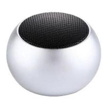 Imagem de Caixinha De Som Bluetooth Mini Speaker 3w Portátil Usb Prata. - Max Mí