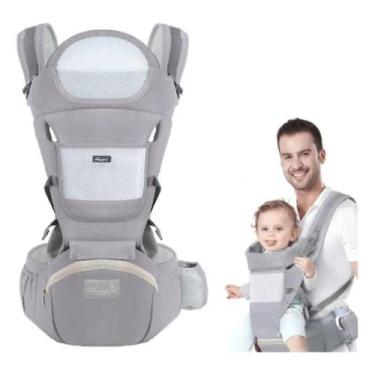 Imagem de Bolsa Canguru Bebê Conforto Seguro Apoio Ergonômico Facilidade Transpo