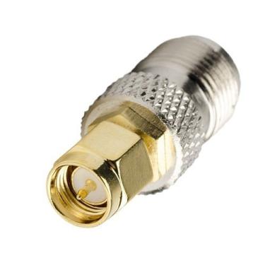 Imagem de 2 peças de adaptador coaxial DHT Electronics RF SMA macho para TNC fêmea