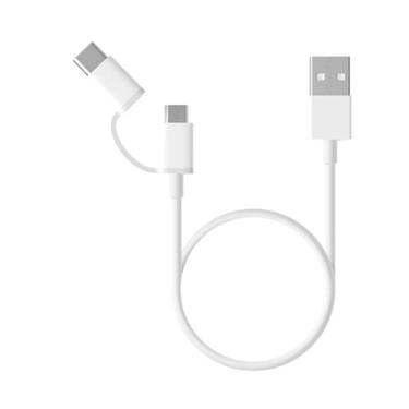 Imagem de Cabo Xiaomi Mi 1.0M 2-IN-1 USB Micro USB/USB-C - 15303-SJV4082TY-SJX02