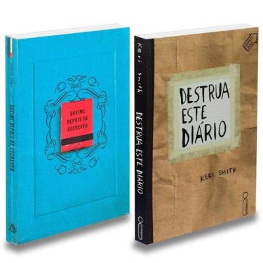 Imagem de Kit Queime Depois De Escrever + Destrua Este Diário, 643 g