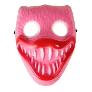 Imagem de Máscara Huggy Wuggy Adulto Infantil Para Carnaval Halloween - Fantasia
