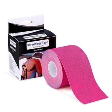 Imagem de Fita Kinesio Tape Bandagem Elastica Adesiva - Kinesiology Tape