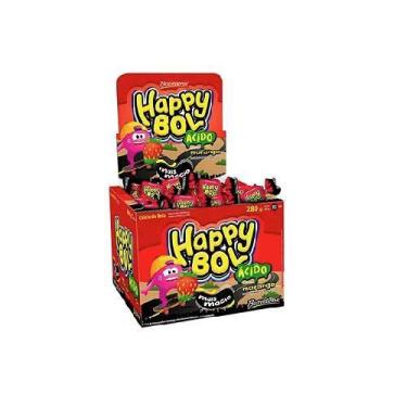Imagem de Chiclete Happy Bol Morango 140G - Florestal