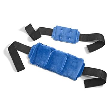 Imagem de Cool Coolers Pacote de gel terapêutico flexível quente e frio para joelho, pescoço e ombros, bolsa de gelo maior de 35,5 x 15,2 cm e bolsa de gelo menor, 15 x 10 cm, compressa reutilizável para