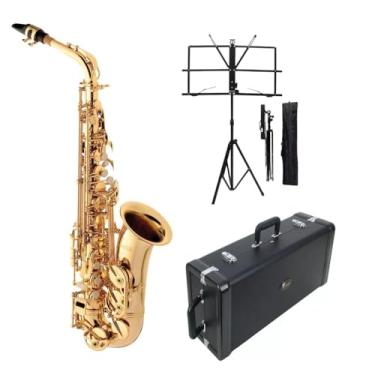 Imagem de Sax Alto Eagle SA501 Laqueado Com Estante de Partitura
