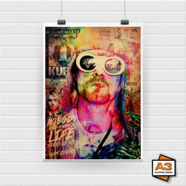 Imagem de Poster Adesivo Banda Nirvana A4 (21cm x 30cm) - A3 Posters