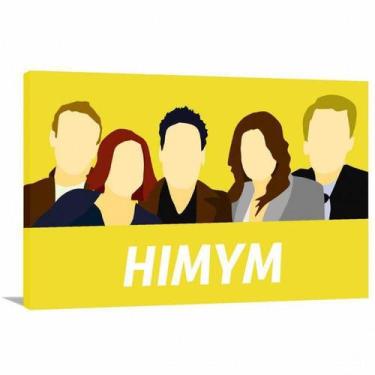 Imagem de Quadro decorativo How i Met Your Mother - Tela em Tecido - Wall Frame