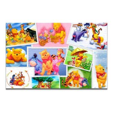 Imagem de Quebra Cabeça Pooh Personalizado 60 Peças - Pomps Geek