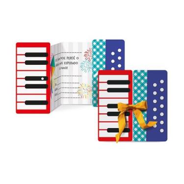 Imagem de Convite Sanfona - 8 unidades - Cromus - Rizzo