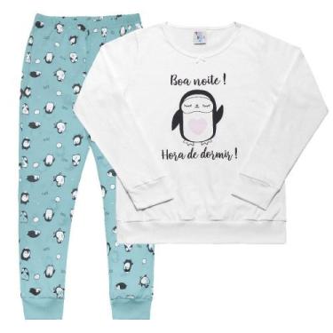 Imagem de Pijama Infantil 4 ao 10 Menina Pulla Bulla Ref. 42701, Branco, 4