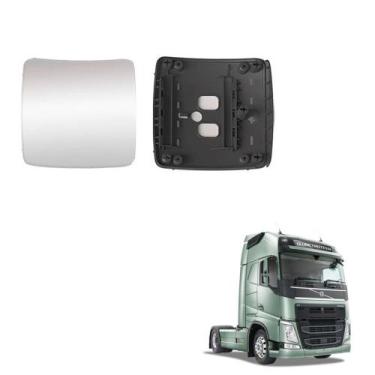 Imagem de Base Com Vidro Volvo Fh 2015 2016 2017 2018 Convexo Menor - Bepo