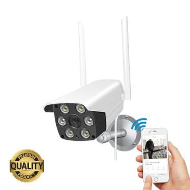 Imagem de Câmera Ip Wifi Externa 2 Antenas Prova d 'água IP66 Hd Acesso Remoto -