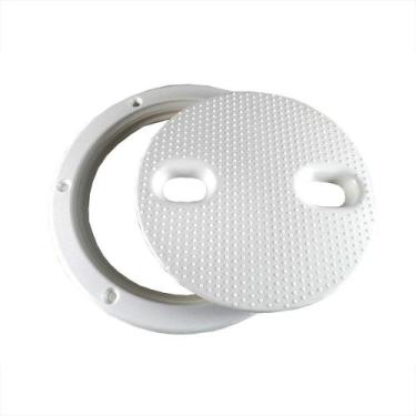 Imagem de Tampa De Inspeção 6 Pol Anti-Derrapante Branca - Marine Importa