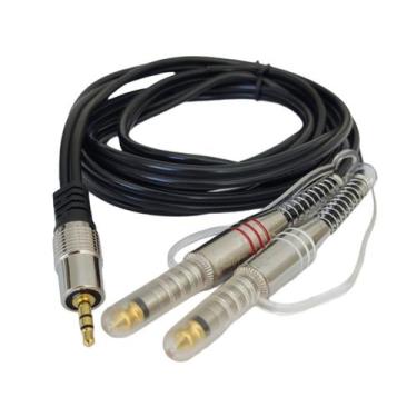 Imagem de Cabo p2 estéreo para 2 p10 mono 2m premium profissional - TEMTEC