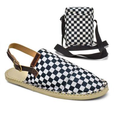 Imagem de Kit Alpargata Muli Bolsa Bag Feminino Masculino Moda Verão - SNOW, Xad
