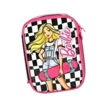 Imagem de Estojo Box Preto Barbie Escolar Luxcel
