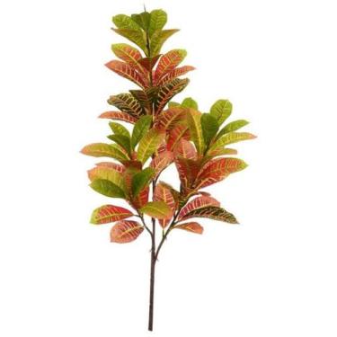 Imagem de Planta Árvore Artificial Cróton Real Toque X63 Vermelho 1m - FLORESCER