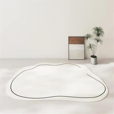 Imagem de HJZSZX Tapete de pelúcia fofo, tapetes grandes, carpete para casa, sala de estar felpuda, tapetes de cabeceira, sala de estar irregular, quarto, E, YD, A, 300x400 cm