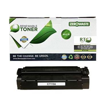Imagem de Cartucho de toner reutilizável compatível com MICR de substituição para HP 15A C7115A Laserjet 1000 1200 1220 3300 3380
