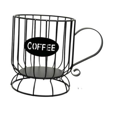 Imagem de WeiLaiKeQi Organizador de Cápsulas de Café para Cozinha, Black S, Tamanho real