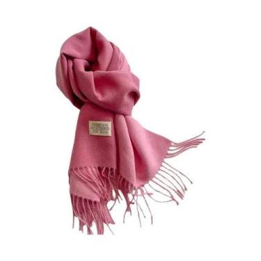 Imagem de Cachecol de Caxemira Dupla Face - Pashmina Quente para Inverno, Dfp022