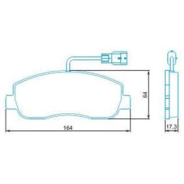 Imagem de Pastilha de Freio Renault Master 2013 a 2024 JURID HQJ-2317A